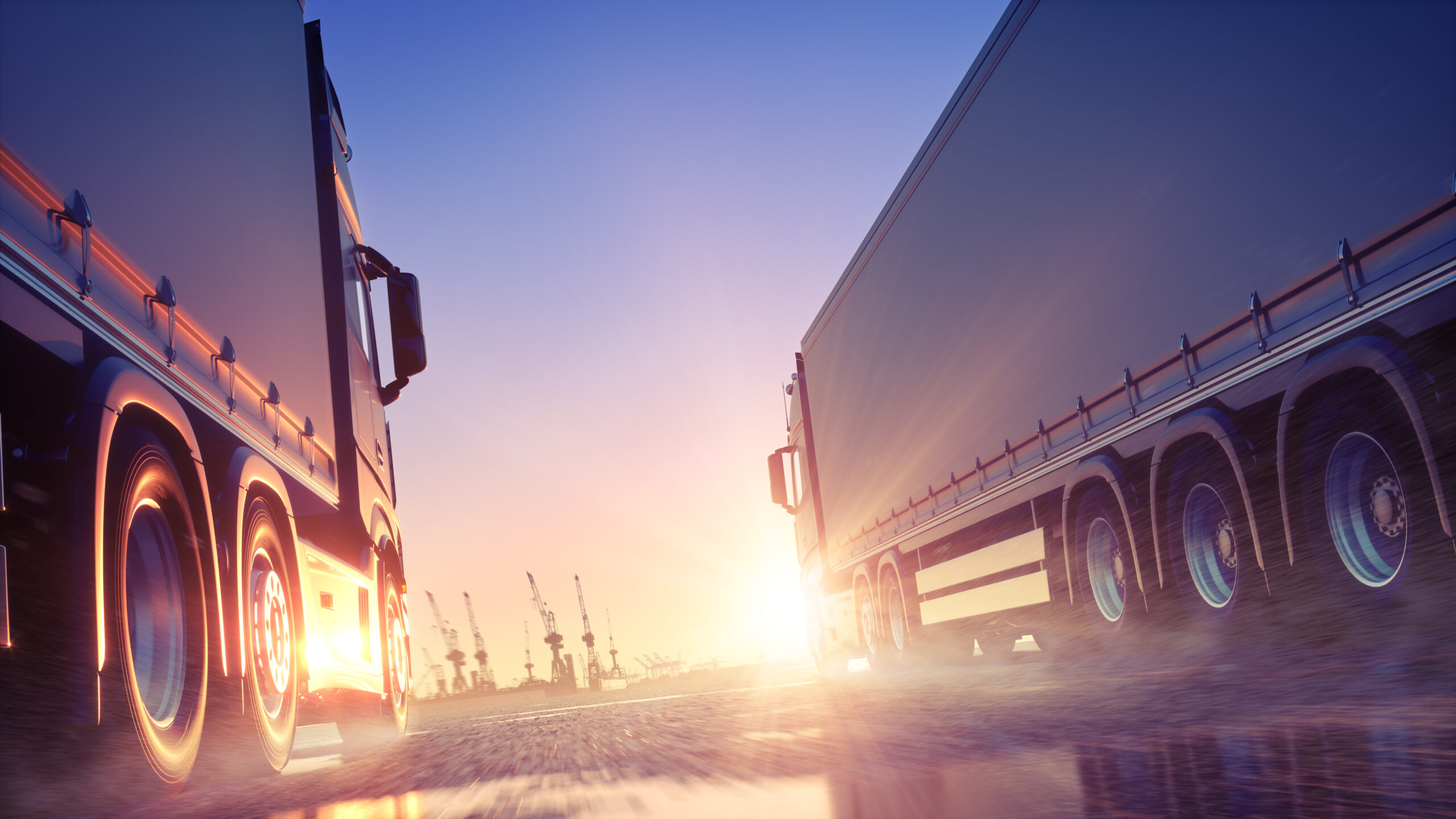Lkw von CS Transporte unterwegs